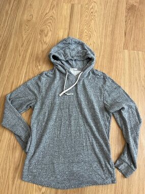 Marine Layer Men's Double Knit Gray  Hooded Pullover size S
